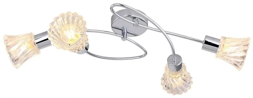 Lustra cu 4 spoturi design clasic Hestia 5302 RX