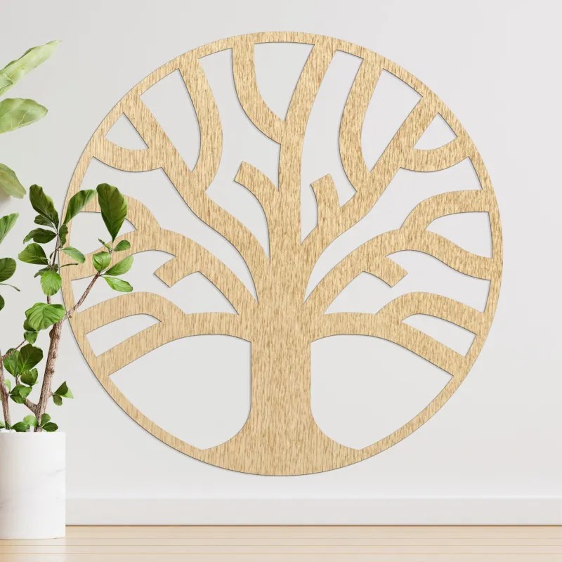 SENTOP | Decor elegant de perete din lemn copac de viață - SILVA