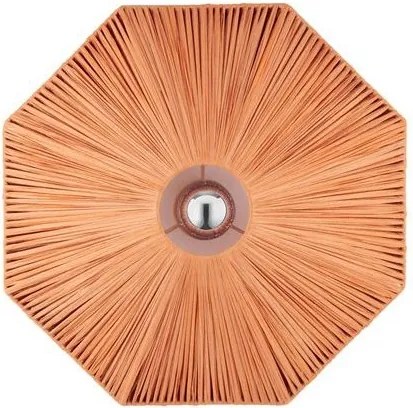 Aplica de perete cu design texturat ELVIO caramiziu 45cm