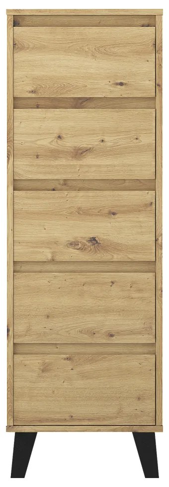 Comodă BOGAN 5S40, stejar Artisan