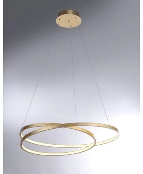 Lustră LED dimabilă pe cablu ROMAN LED/40W/230V aurie Paul Neuhaus 2474-12