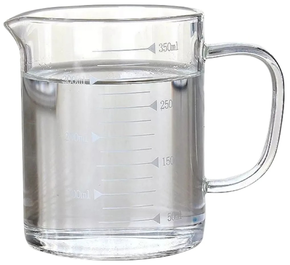 Cana Gradata din sticla borosilicata, 350 ml