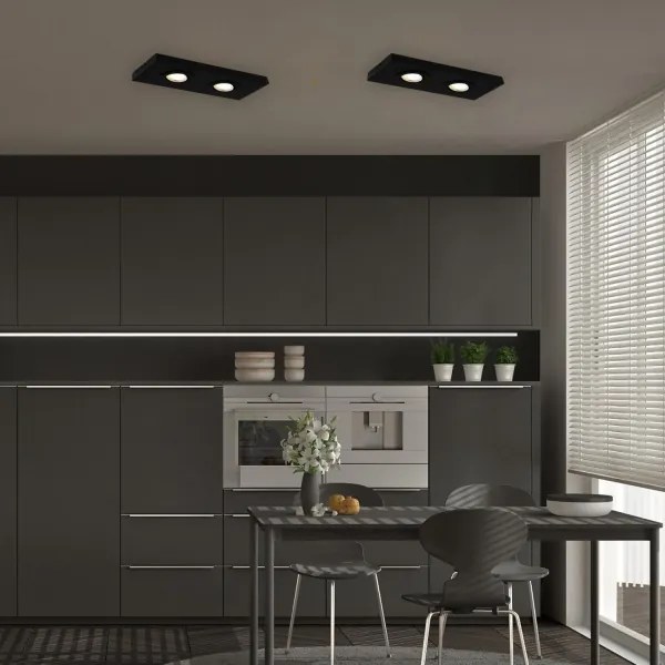 Spot LED Briloner 3996026 CTS 2xLED/4W/230V 2700/4000K negru