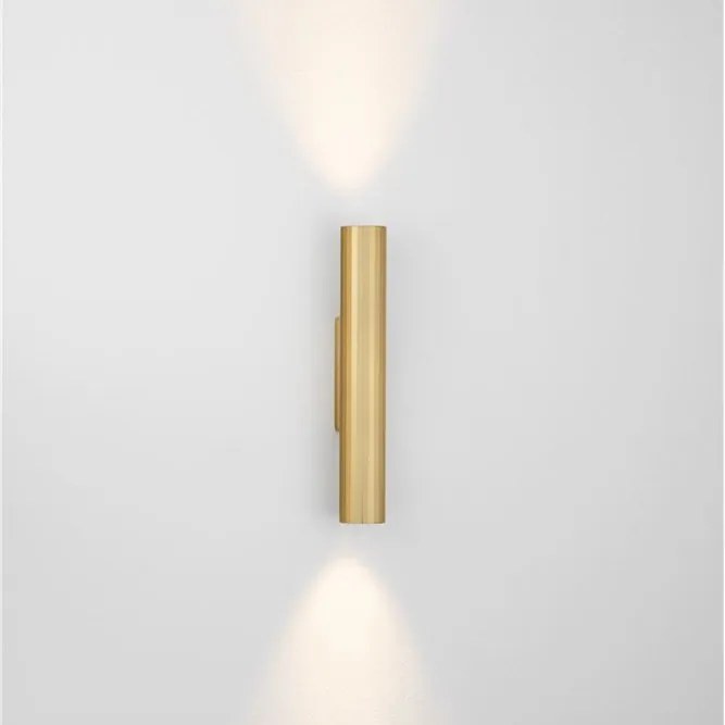 Aplica LED iluminat sus si jos RIVETA auriu mat