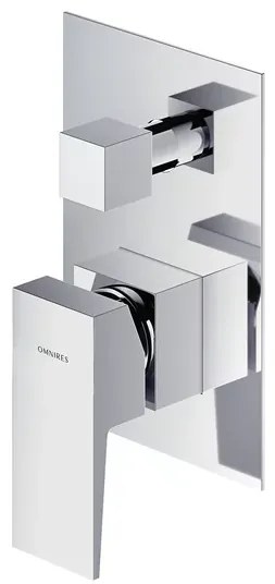 Baterie cada - dus incastrata Omnires Fresh  cu corp ingropat