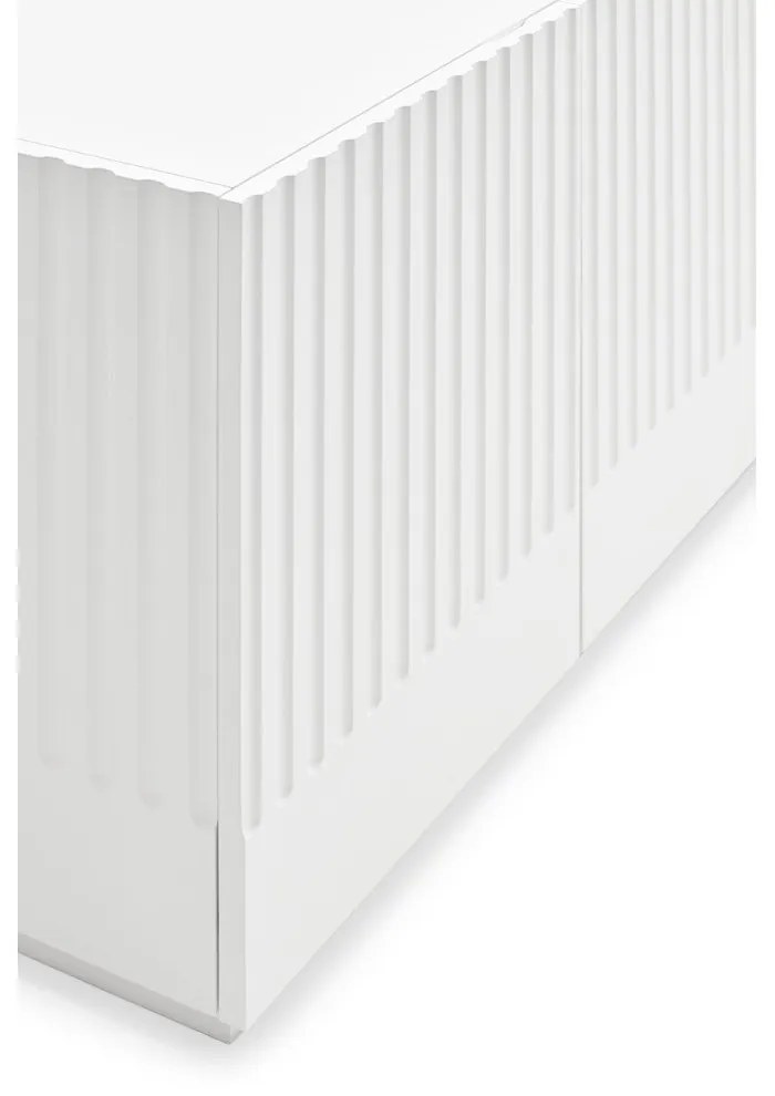 Comodă Teulat Doric, lățime 200 cm, alb