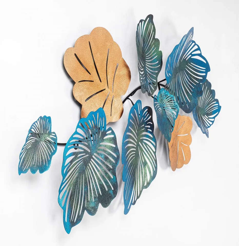 Accesoriu Decorativ de Perete Palm, Metal