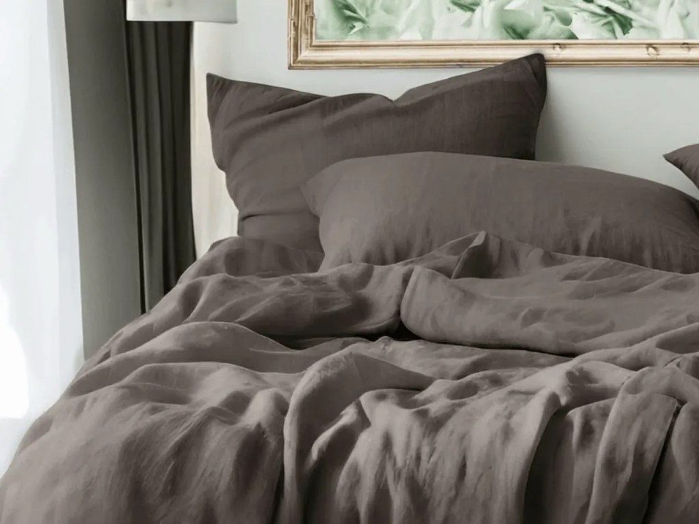 Lenjerie de pat din muselin PURELY gri Dimensiunile lenjeriei: 80 x 80 cm | 155 x 220 cm