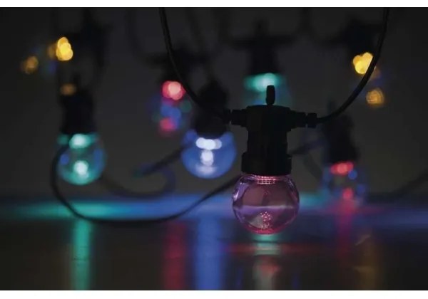 Lanț LED decorativ de exterior 50xLED/10m IP44 transparentă