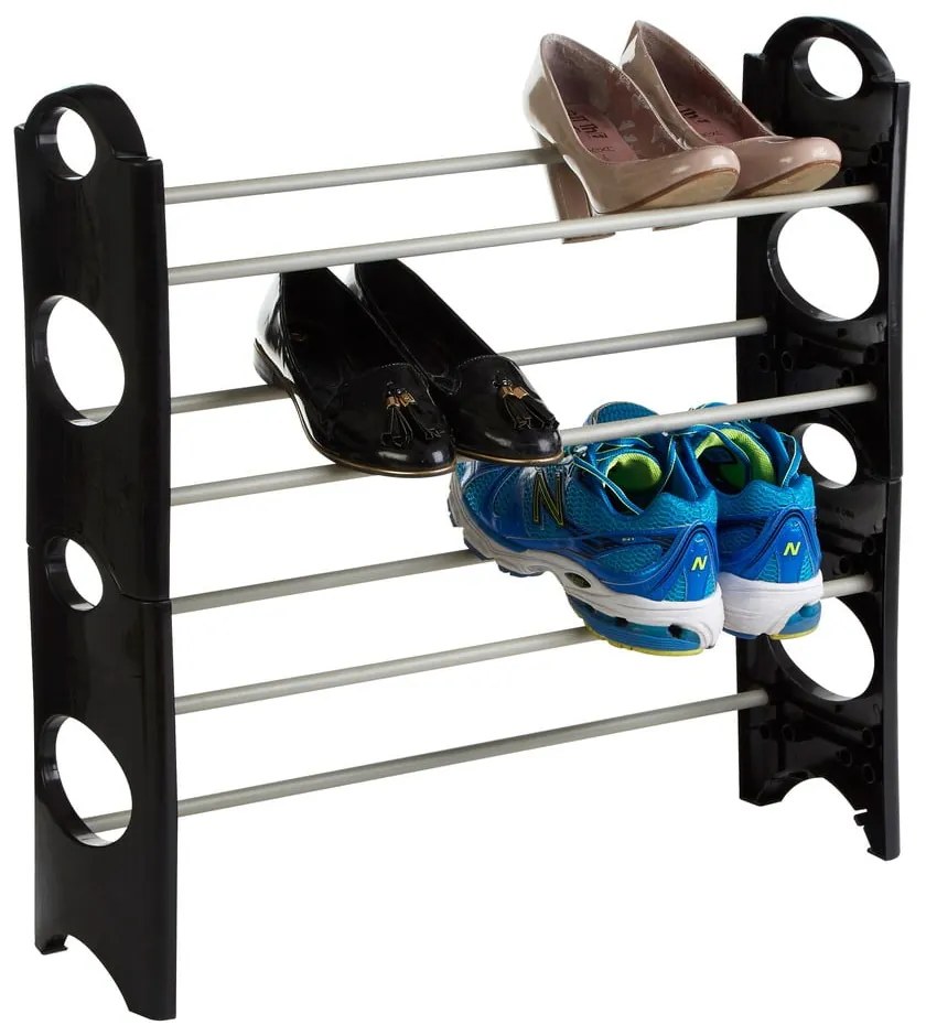 Pantofar negru/argintiu din metal Tavia – Premier Housewares