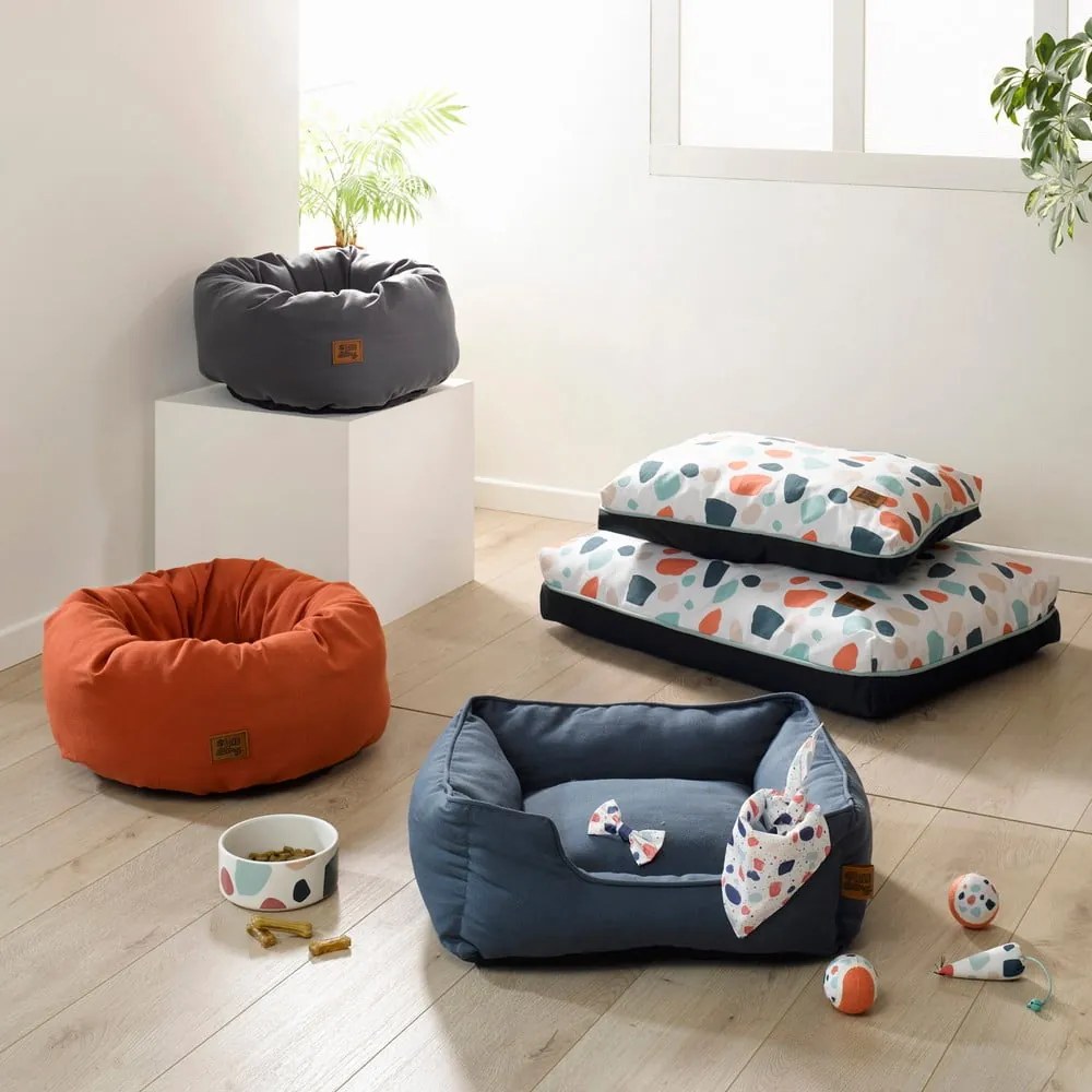 Pat pentru animale de companie albastru pentru câini 50x55 cm – Love Story