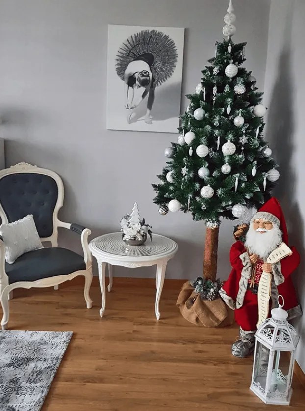 Brad de Crăciun pe trunchi natural Molid PE 180 cm Royal