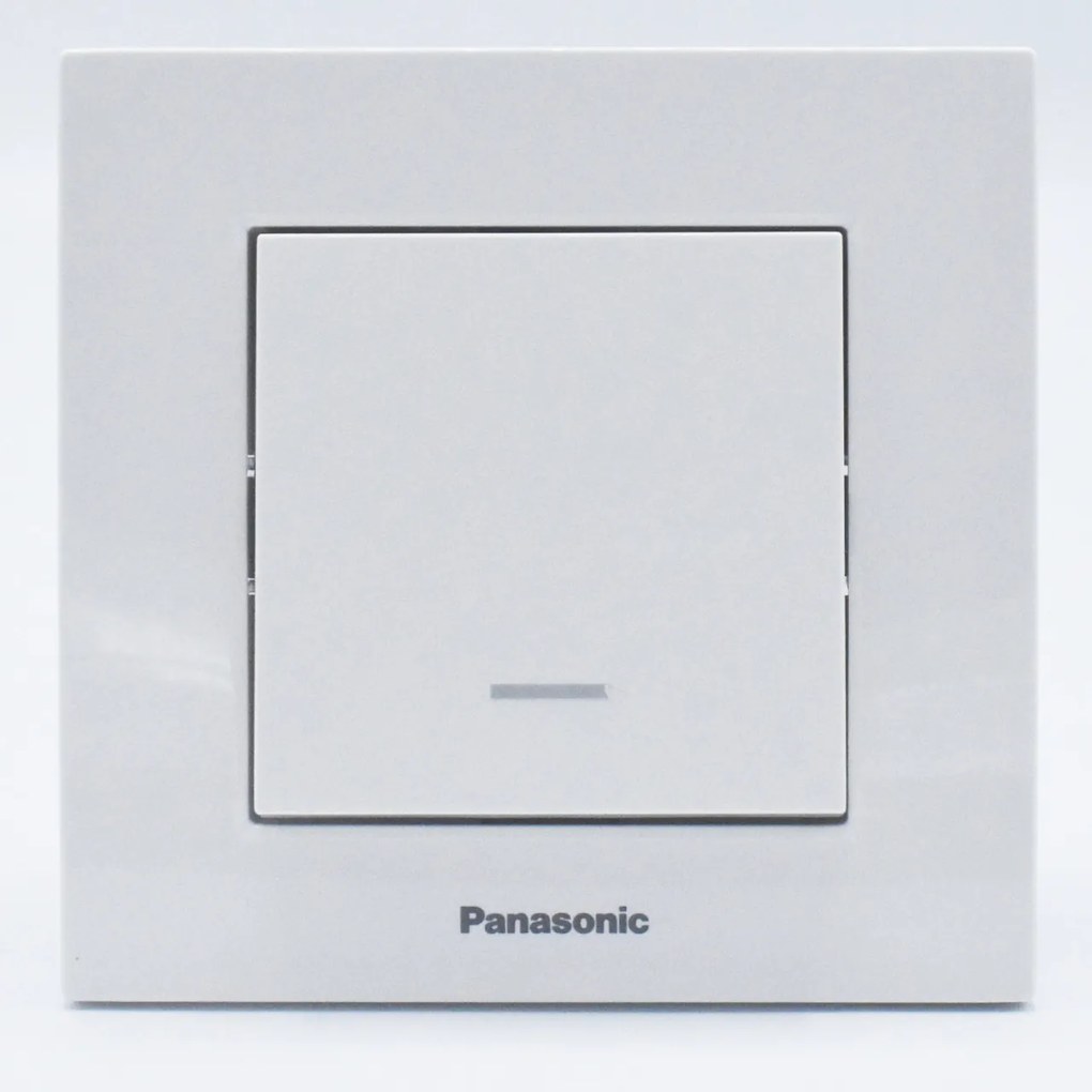 Intrerupator cu led Karre Plus Panasonic, ST, alb