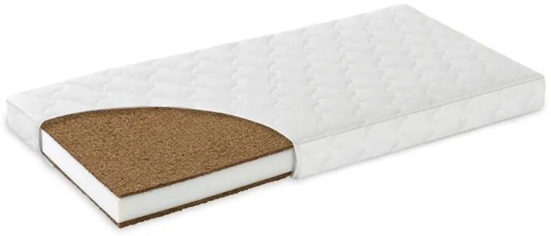 Saltea patut multistrat cocos LUX 90x50x8 cm, husa detasabila si lavabila, antialergica