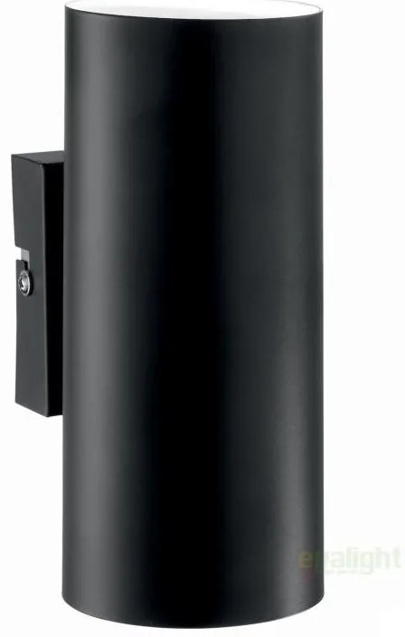 Aplica de perete moderna, finisaj negru, LOOK AP2 NERO