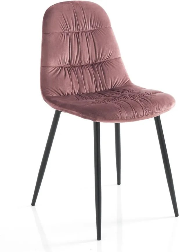 Set 4 scaune Tomasucci Fluffy, roz