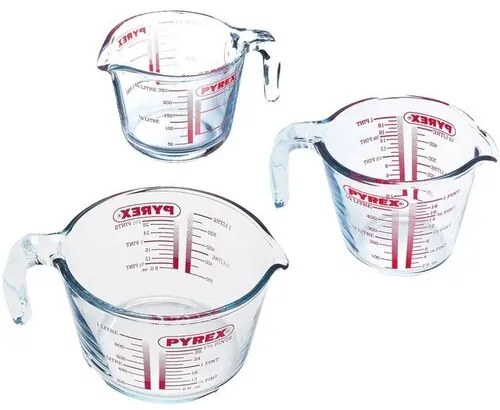 Pahar de măsurare din sticlă Pyrex 0,25 l, 9 x 8cm, 250 ml
