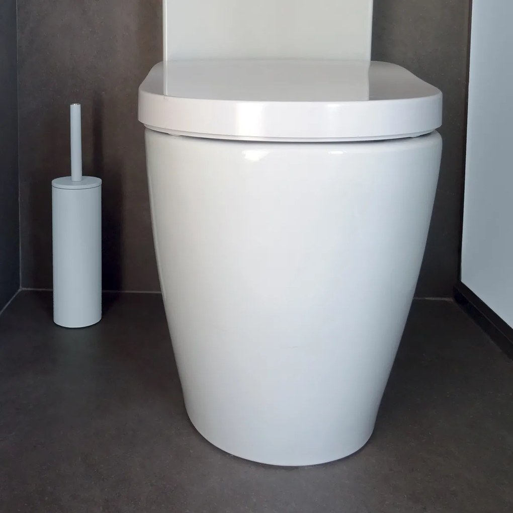 Spirella WC perie Akira, mată albastru gheață