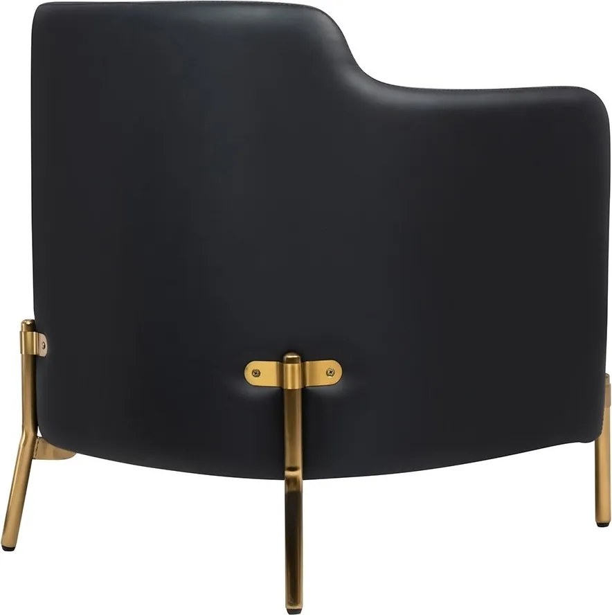 Fotoliu modern ultra confortabil Black-Gold