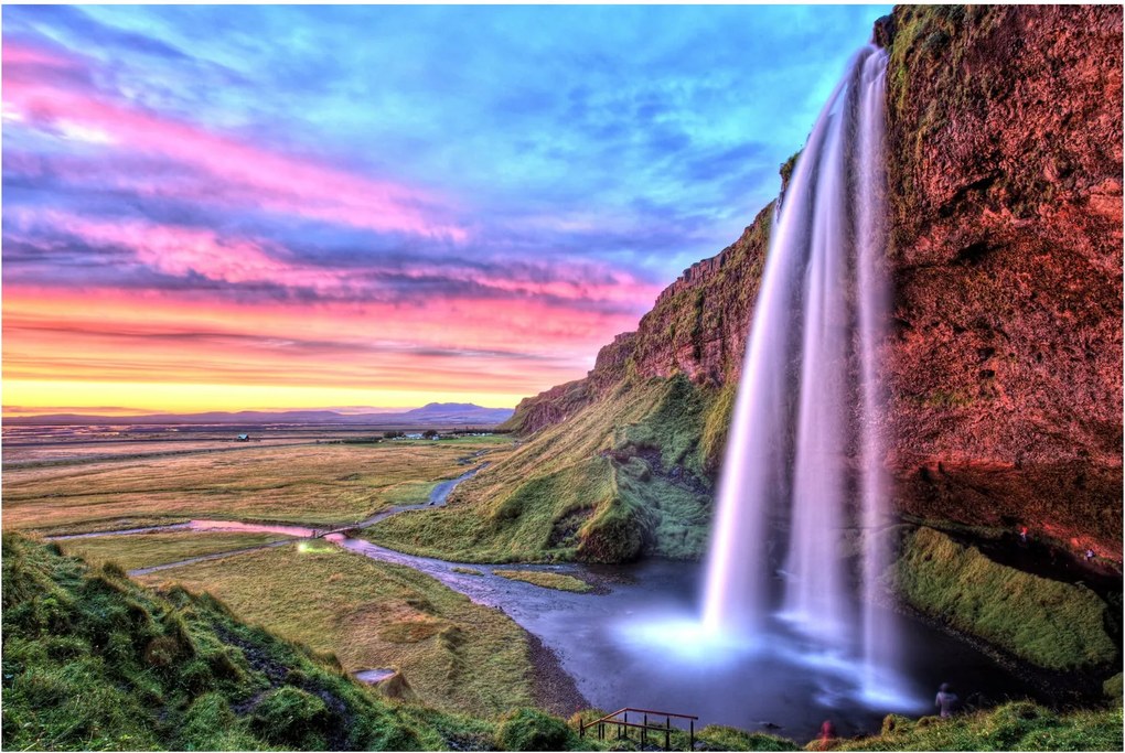 Tablou - Cascada Seljalandsfoss (90x60 cm)