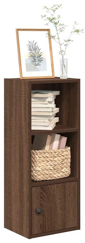 vidaXL Bibliotecă, stejar maro, 31x24x77 cm, lemn prelucrat