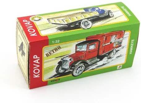 Cutie de bani Auto- Hawkeye 18cm 1:32 într-o cutie Kovap