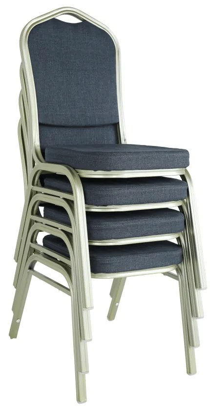 Scaun, gri/champagne, ZINA 2 NEW