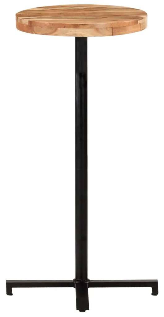 320283 vidaXL Masă de bar, rotund, Ø50x110 cm, lemn masiv de acacia