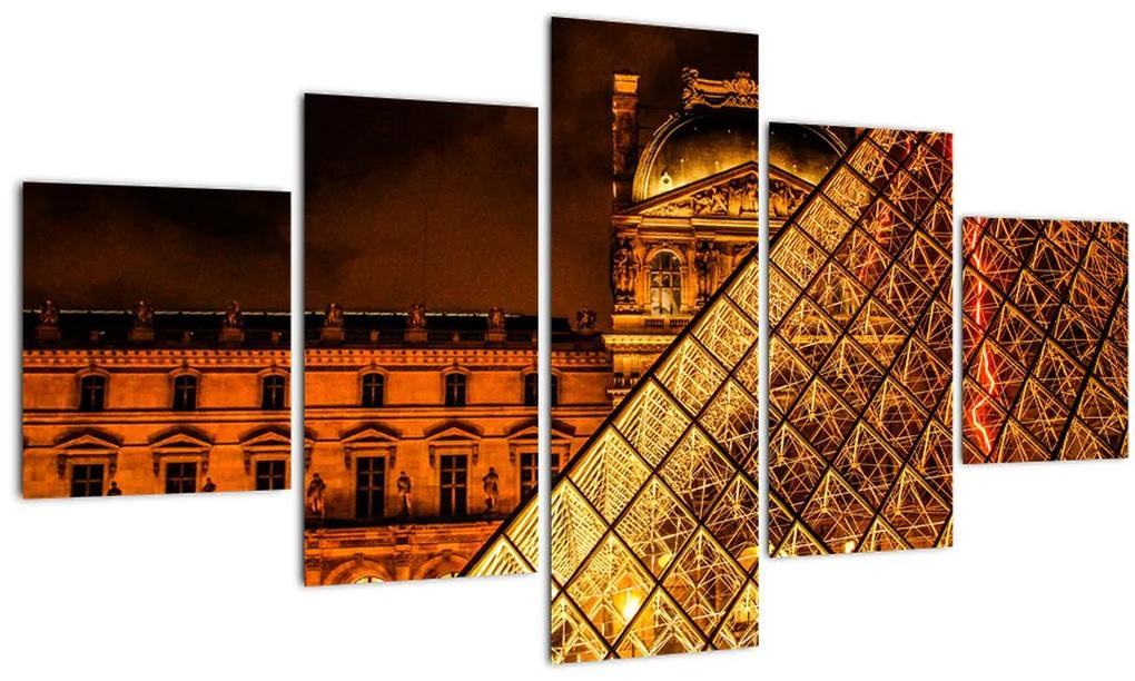 Tablou cu  Louvre la Pris (125x70 cm), în 40 de alte dimensiuni noi
