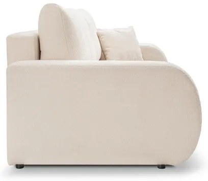 Canapea extensibilă cu 3 locuri DESIO, bej