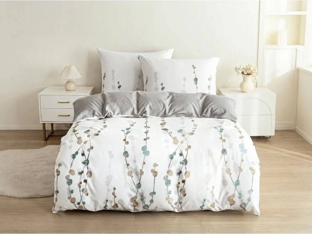 Lenjerie de pat din microflanel CALIWA albă Dimensiune lenjerie de pat: 70 x 90 cm | 140 x 200 cm