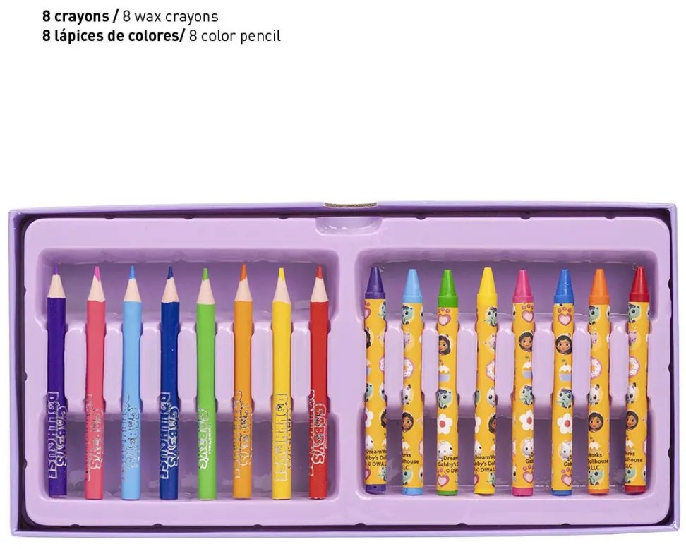 Gabby&#039;s Dollhouse set de papetărie în geantă