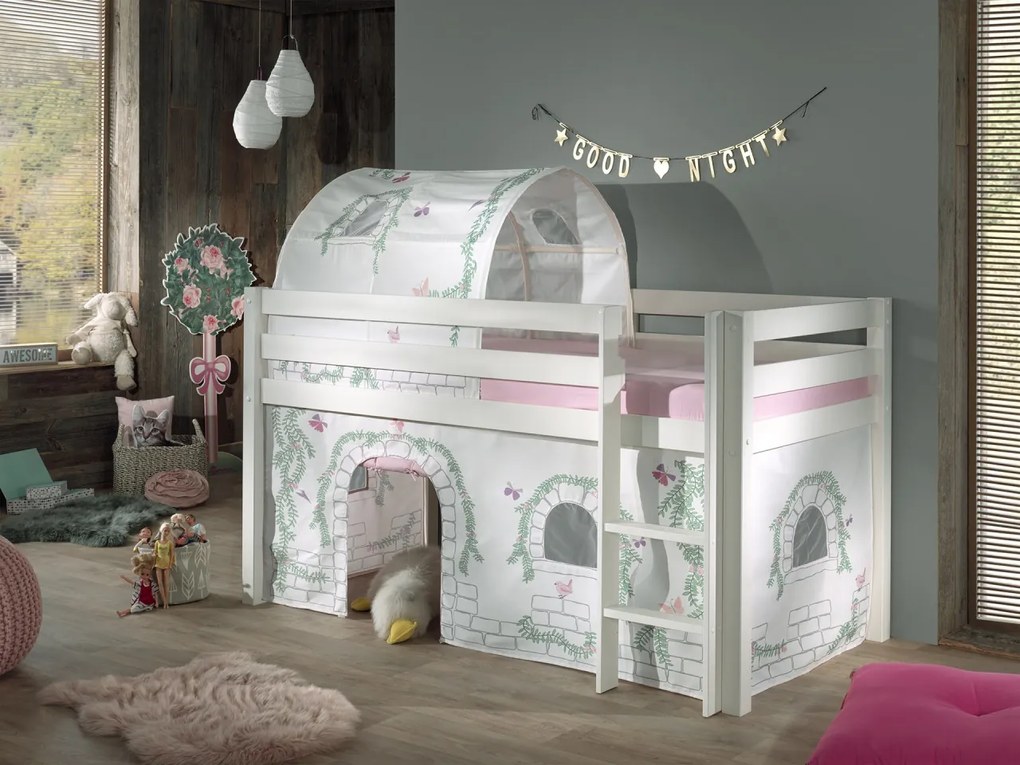 Tunel decorativ BIRDY pentru pat semi-supraetajat copii PINO/SCOTT