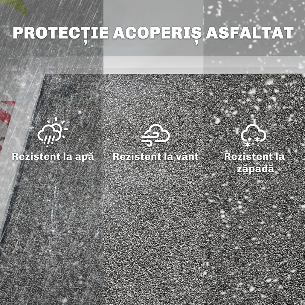 Outsunny Dulap de Exterior pentru Unelte cu 3 Rafturi Detasabile | Aosom Romania