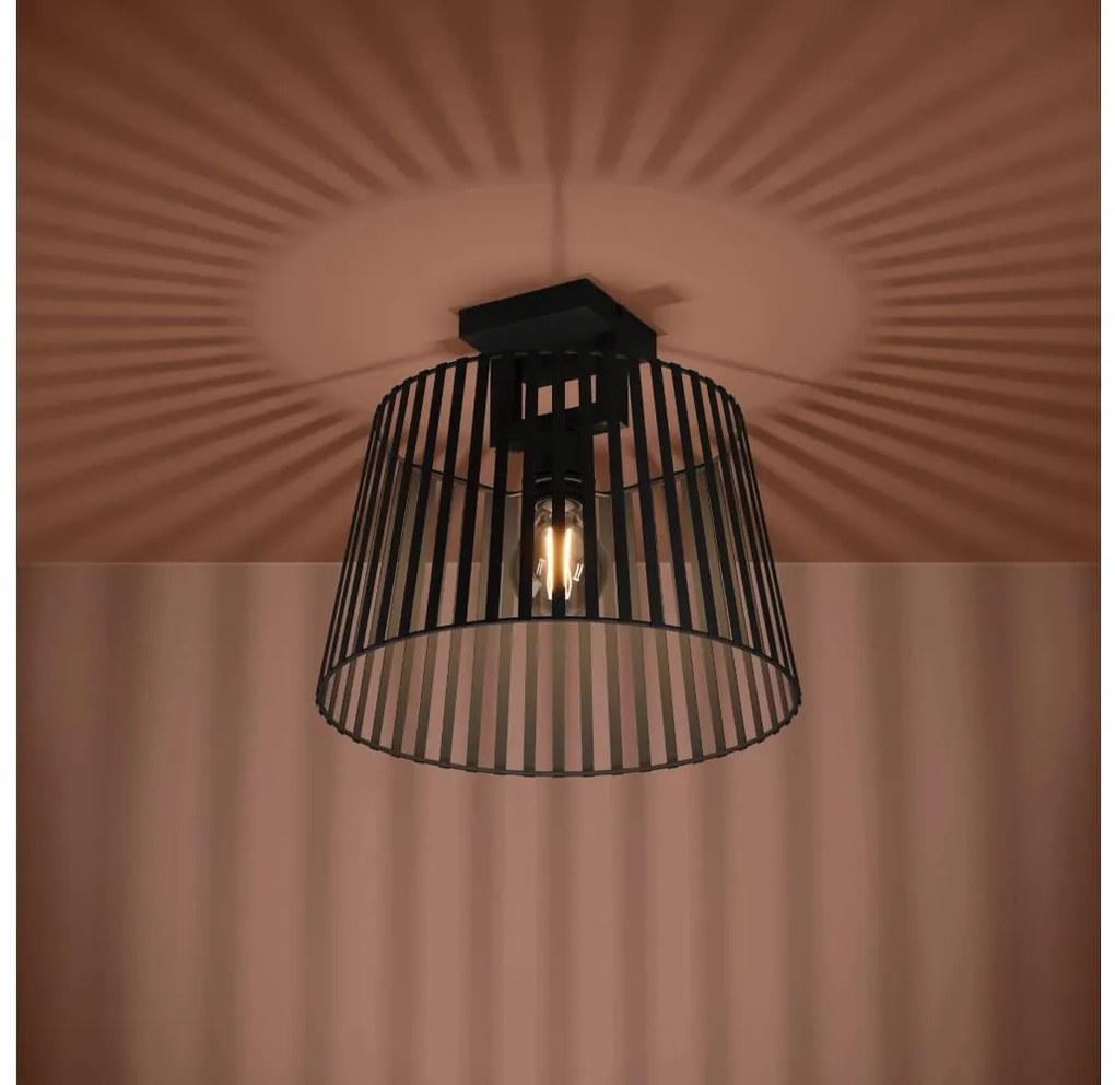 Plafonieră Eglo 390001 BOGOTA 1xE27/40W/230V negru