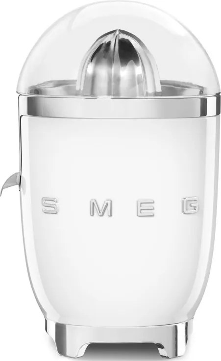 Storcător electric de citrice Smeg CJF11WHEU, 70 W, sistem anti-picurare, bază antiderapantă, alb