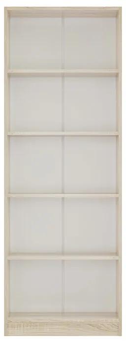 Dulap Biblioraft Mobiref cu 4 Polite pentru Depozitare , 70 x 34,5 x 200 cm, PAL Sonoma 18 mm