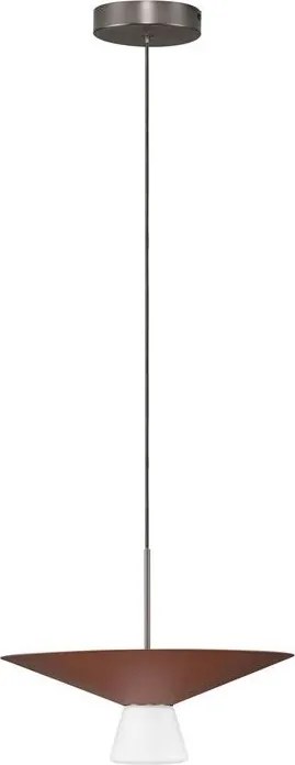 Lustra LED suspendata BARIS Rust Brown 38cm