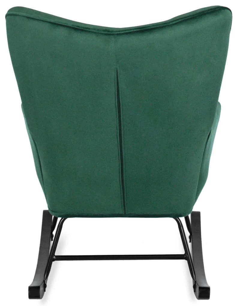 JAKS Fotoliu balansoar Elis verde