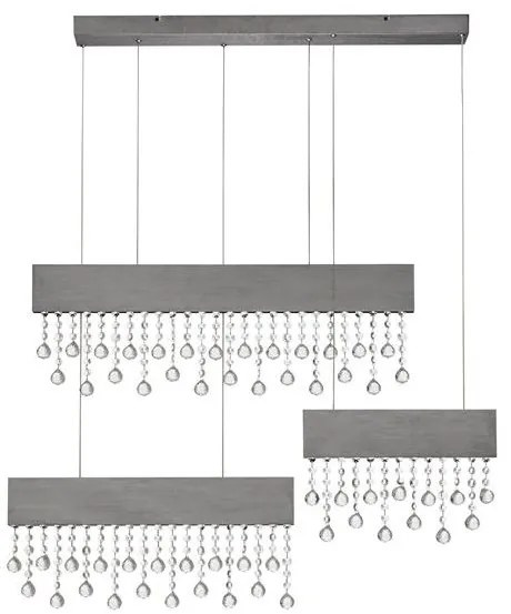 Lustra LED suspendata stil elegant CRISTA titan