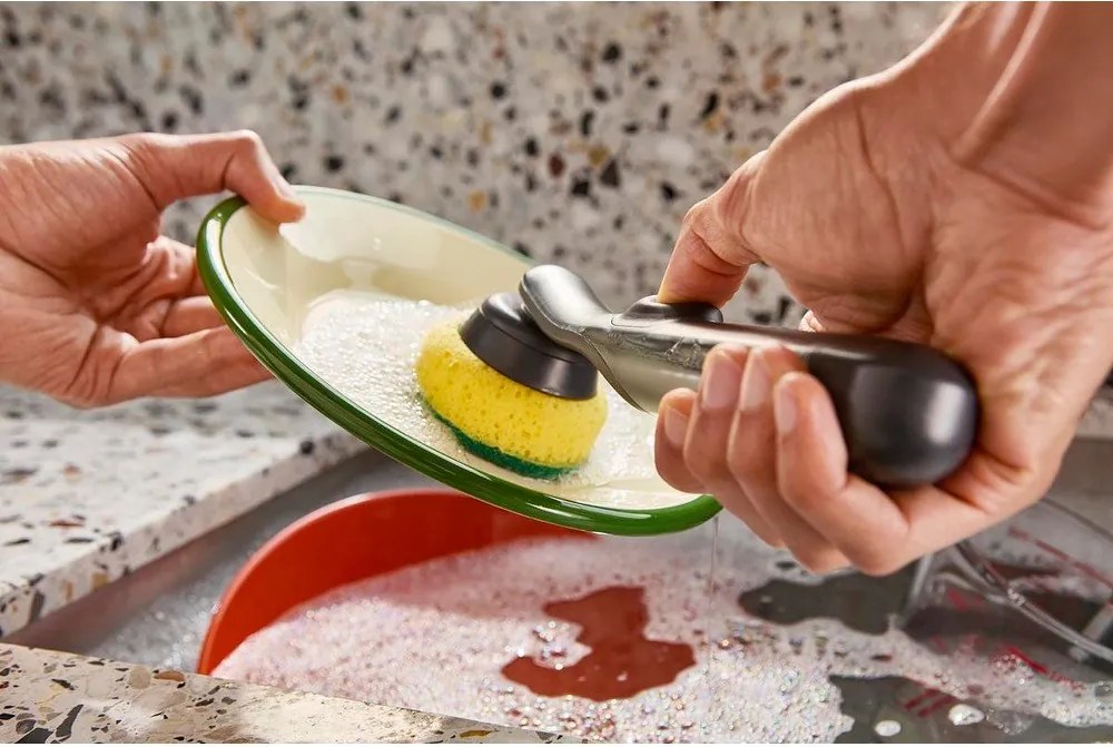 Perie de vase cu rezervor SinkTech – Joseph Joseph