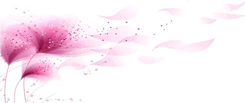 Tablou acrilic Floare roz