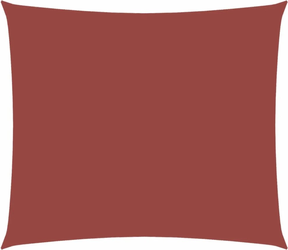 vidaXL Parasolar, cărămiziu, 2,5x3,5m, țesătură oxford, dreptunghiular