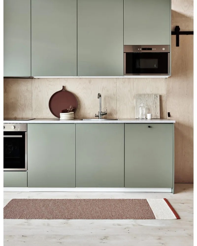 Covor pentru exterior și interior cărămiziu 140x200 cm Edit Brick – Pappelina