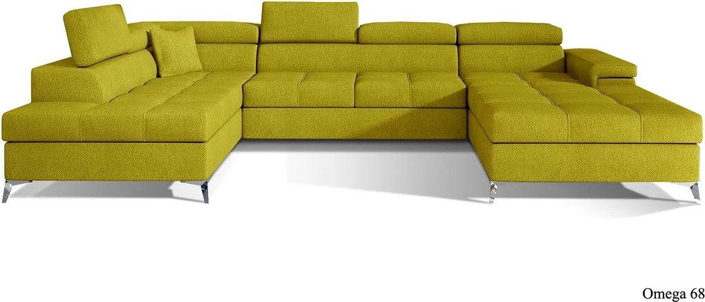 Colțar lemn masiv Formă U Extensibil Linde 345x202cm Personalizabil - Kronos 29, Dreapta