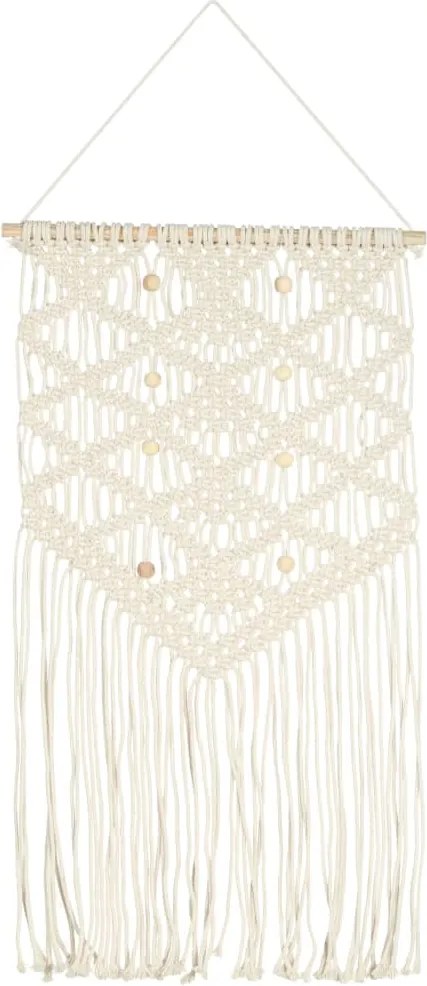 vidaXL Cuier de perete Macrame, 40x80, bumbac