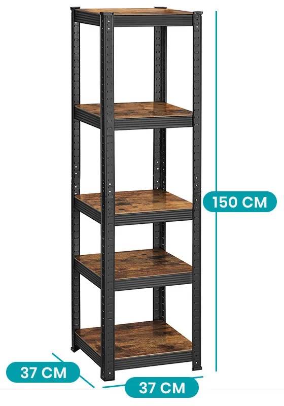 Raft cu 5 niveluri pentru living