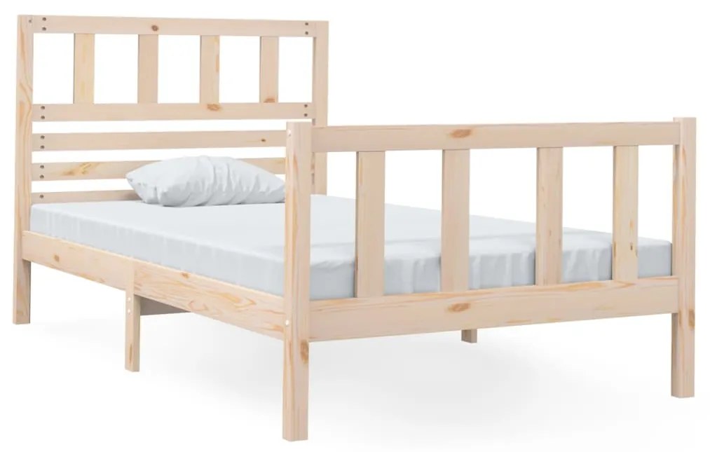 3101118 vidaXL Cadru de pat Single 3FT, 90x190 cm, lemn masiv