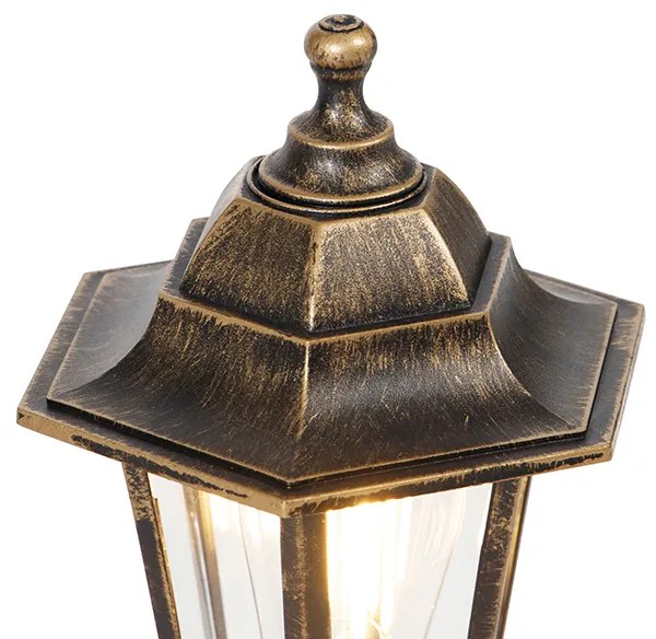 Lampă de exterior aur antic 42 cm IP44 - New Haven
