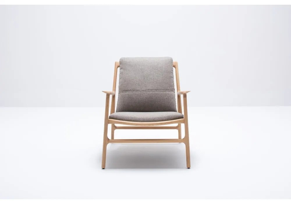 Fotoliu gri-natural Dedo – Gazzda